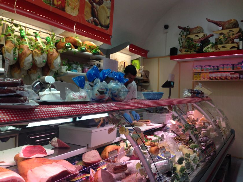 Meat and Cheese department of a supermarket - choose your own sandwich filling